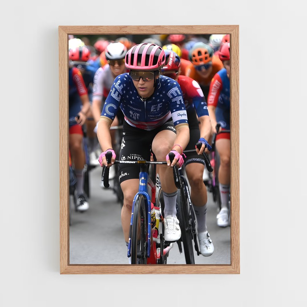 Poster Kristen faulkner – affiche Cyclisme (vue 4)